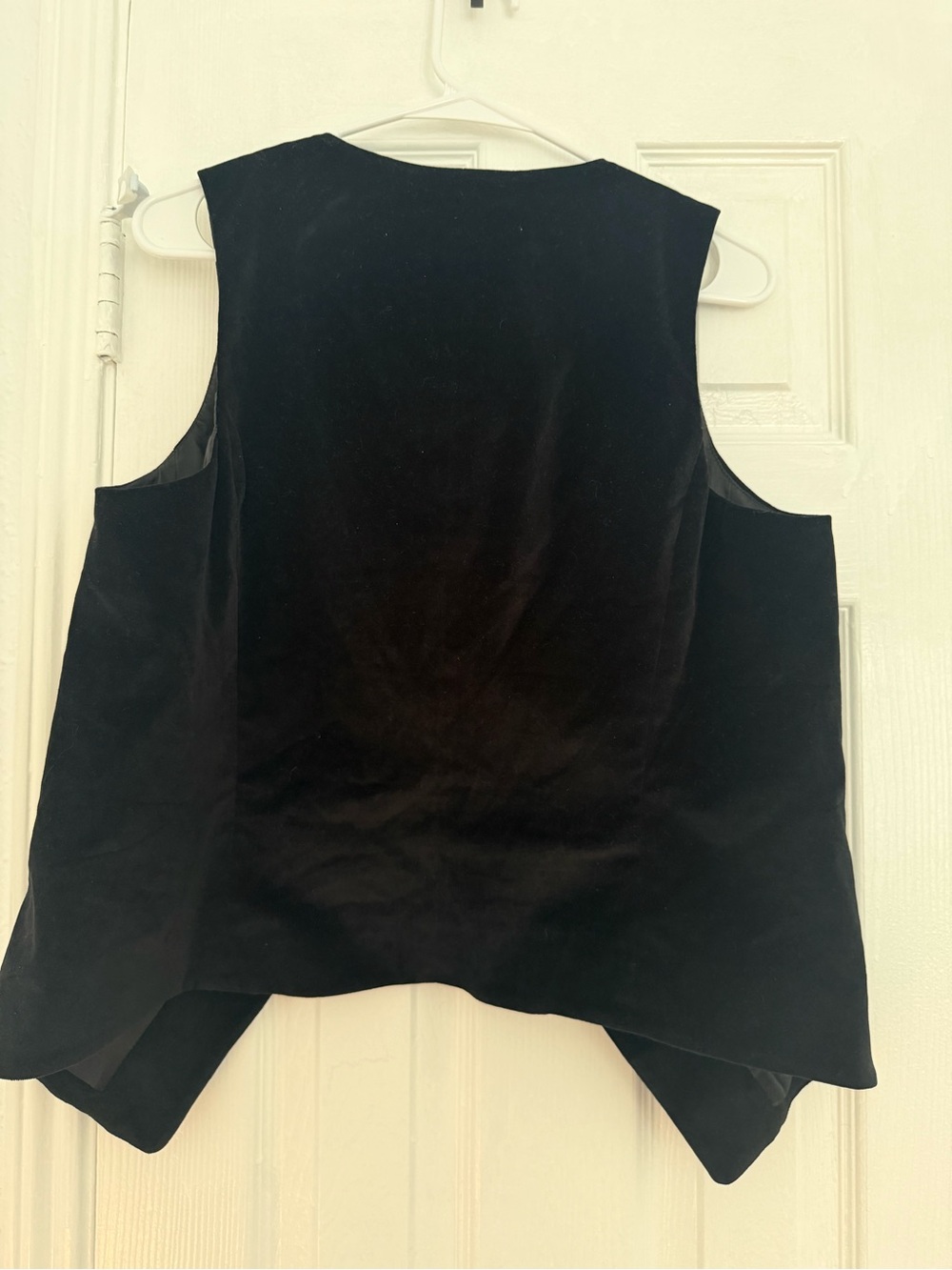 Madewell Black Velvet Nolita Vest - Picture 3 of 3